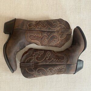 Dan Post Women’s 12" Marla Western Boots – Bay Apache | Size 8.5M (DP3571)